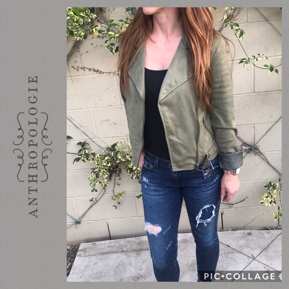 Anthropologie Jackets & Blazers - Anthropology Faux Suede Jacket S